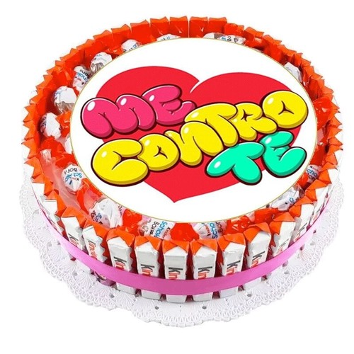 Torta kinder contro te - me,