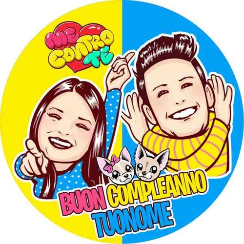 Cialda contro logo torta - contro, te